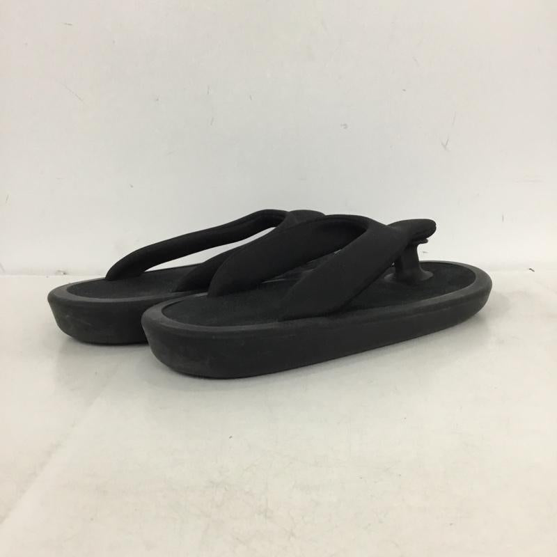 オジョジョ ナイトー OJOJO NAITO サンダル サンダル 鼻緒 箱有 無地 黒 / ブラック / black メンズ USED 古着 中古 10161357