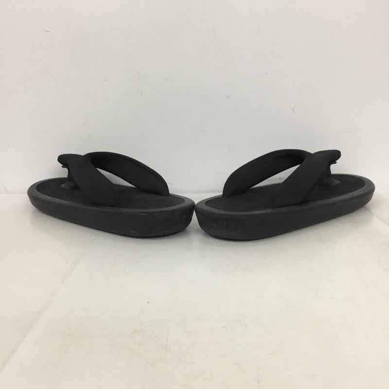 オジョジョ ナイトー OJOJO NAITO サンダル サンダル 鼻緒 箱有 無地 黒 / ブラック / black メンズ USED 古着 中古 10161357