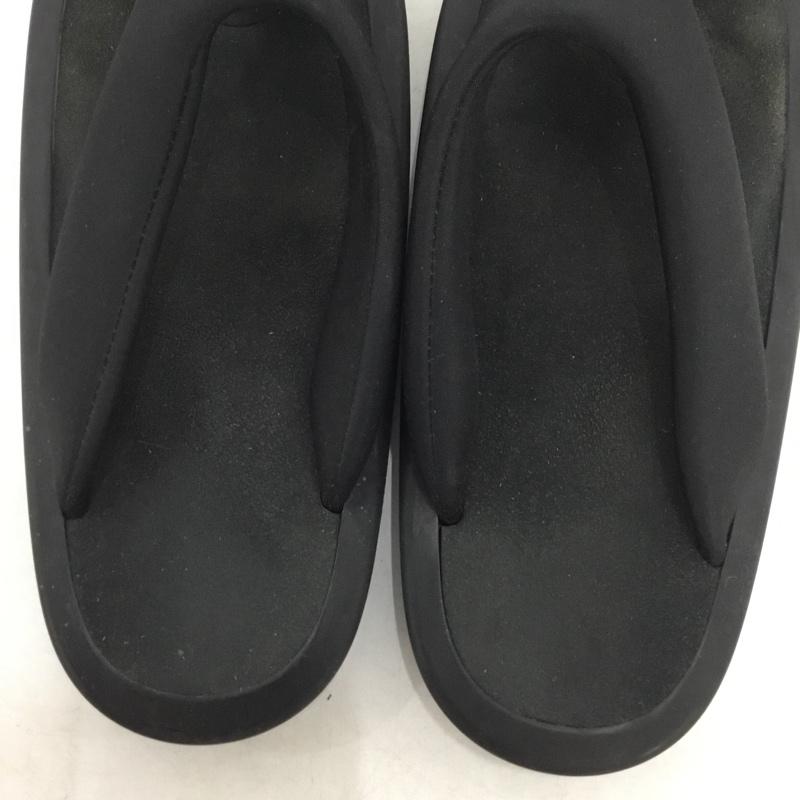 オジョジョ ナイトー OJOJO NAITO サンダル サンダル 鼻緒 箱有 無地 黒 / ブラック / black メンズ USED 古着 中古 10161357