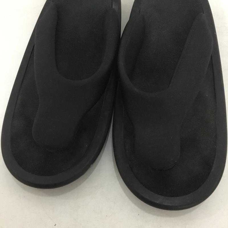オジョジョ ナイトー OJOJO NAITO サンダル サンダル 鼻緒 箱有 無地 黒 / ブラック / black メンズ USED 古着 中古 10161357