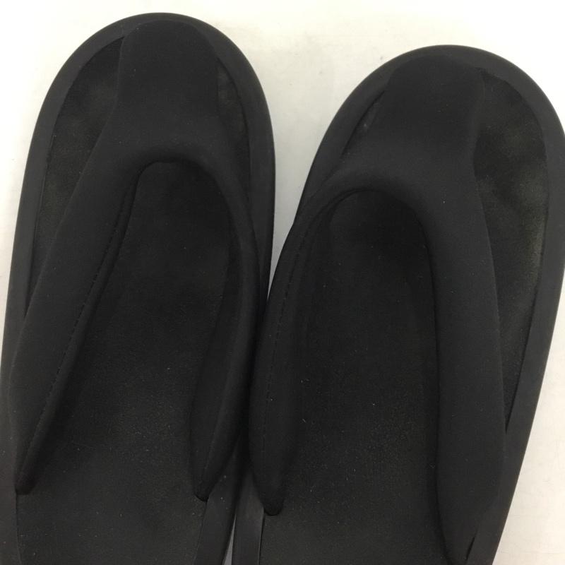 オジョジョ ナイトー OJOJO NAITO サンダル サンダル 鼻緒 箱有 無地 黒 / ブラック / black メンズ USED 古着 中古 10161357