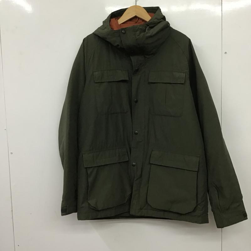 エディーバウアー Eddie Bauer ジャケット、上着 ジャンパー、ブルゾン ジップアップジャケット ナイロンジャケット アウター L 無地 カーキ / カーキ / khaki メンズ USED 古着 中古 10161358