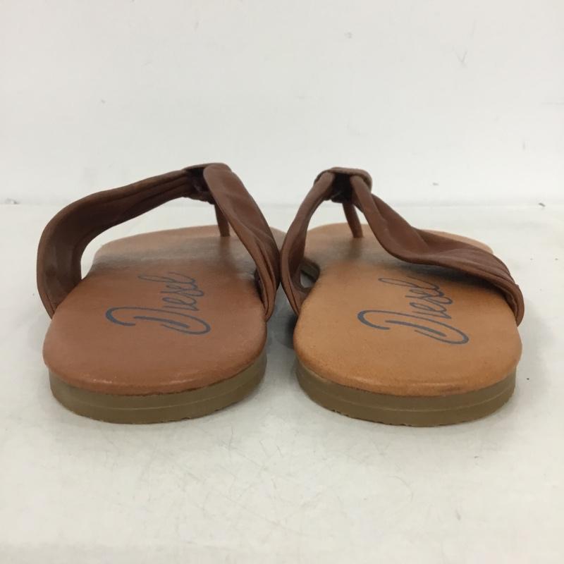 ディーゼル DIESEL サンダル サンダル SHINY W トングサンダル 箱有 24cm 24.0cm 無地 茶 / ブラウン / brown レディース USED 古着 中古 10161362