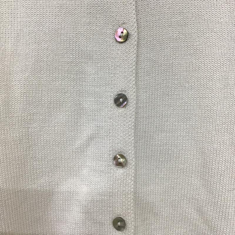 ザラ ZARA ベスト ベスト ニットベスト ノースリーブカットソー フロントボタン S 無地 アイボリー / アイボリー / レディース USED 古着 中古 10161364