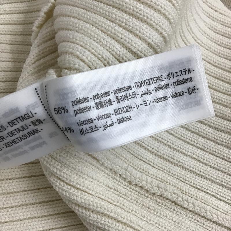 ザラ ZARA ベスト ベスト ニットベスト ノースリーブカットソー フロントボタン S 無地 アイボリー / アイボリー / レディース USED 古着 中古 10161364