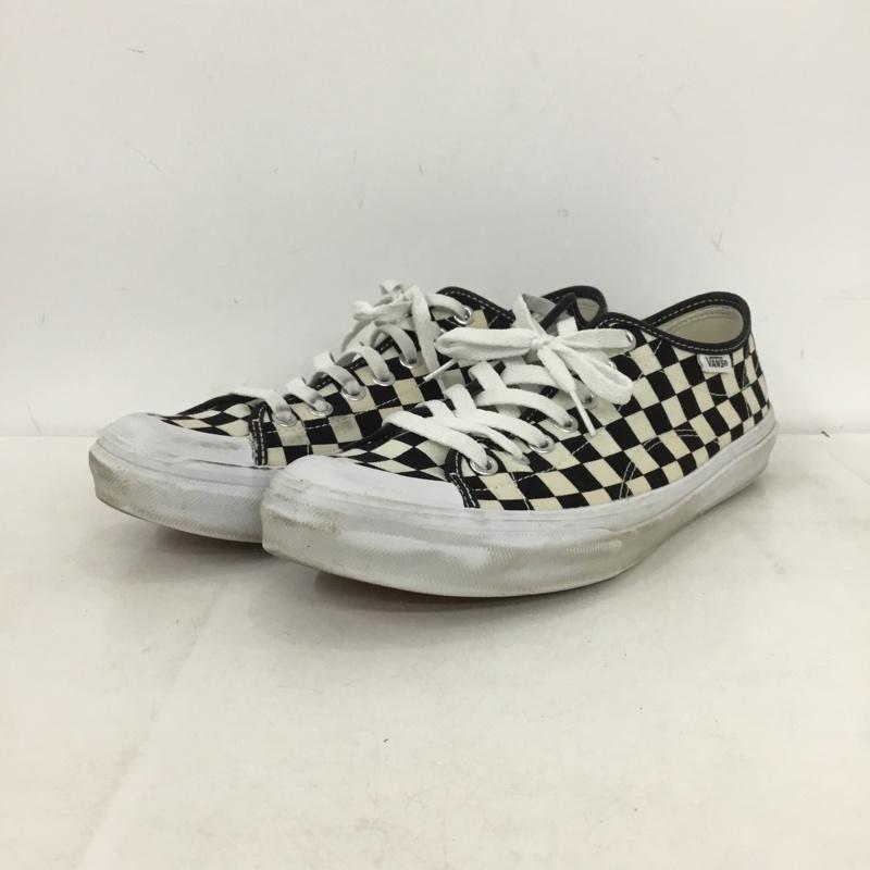 バンズ VANS スニーカー スニーカー V67CVS SIXTY SEVEN 28cm 28.0cm チェック 黒 / ブラック / black X アイボリー / アイボリー / メンズ USED 古着 中古 10161369