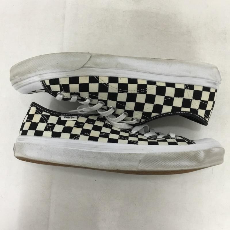 バンズ VANS スニーカー スニーカー V67CVS SIXTY SEVEN 28cm 28.0cm チェック 黒 / ブラック / black X アイボリー / アイボリー / メンズ USED 古着 中古 10161369