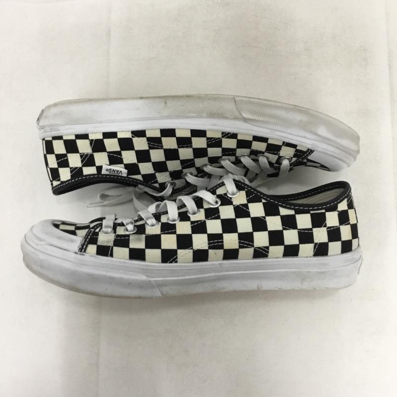 バンズ VANS スニーカー スニーカー V67CVS SIXTY SEVEN 28cm 28.0cm チェック 黒 / ブラック / black X アイボリー / アイボリー / メンズ USED 古着 中古 10161369