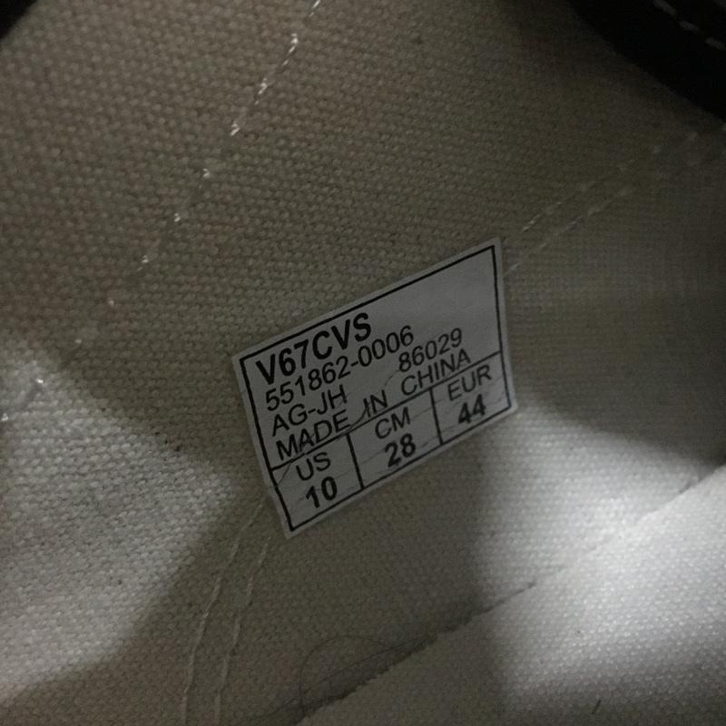 バンズ VANS スニーカー スニーカー V67CVS SIXTY SEVEN 28cm 28.0cm チェック 黒 / ブラック / black X アイボリー / アイボリー / メンズ USED 古着 中古 10161369