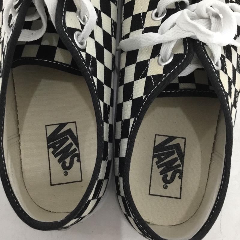 バンズ VANS スニーカー スニーカー V67CVS SIXTY SEVEN 28cm 28.0cm チェック 黒 / ブラック / black X アイボリー / アイボリー / メンズ USED 古着 中古 10161369