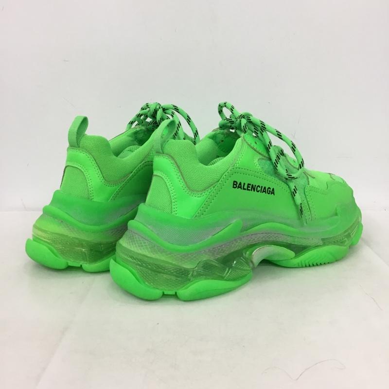 バレンシアガ BALENCIAGA スニーカー スニーカー 541624 トリプルS 27cm 箱有 27.0cm ワンポイント 緑 / グリーン / green メンズ USED 古着 中古 10161371