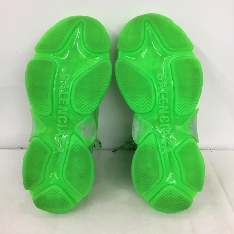 バレンシアガ BALENCIAGA スニーカー スニーカー 541624 トリプルS 27cm 箱有 27.0cm ワンポイント 緑 / グリーン / green メンズ USED 古着 中古 10161371
