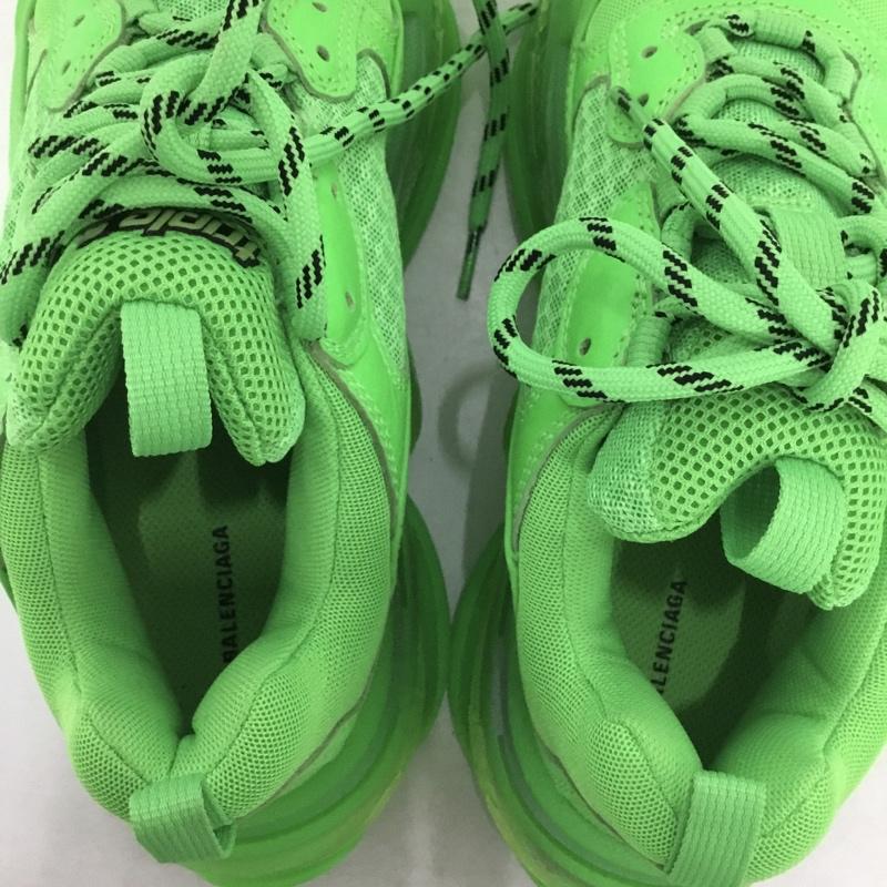 バレンシアガ BALENCIAGA スニーカー スニーカー 541624 トリプルS 27cm 箱有 27.0cm ワンポイント 緑 / グリーン / green メンズ USED 古着 中古 10161371