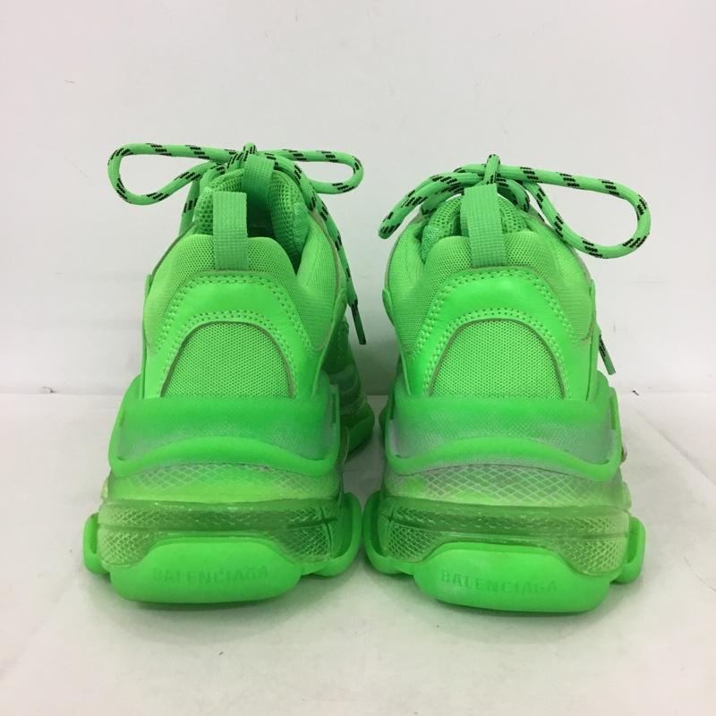 バレンシアガ BALENCIAGA スニーカー スニーカー 541624 トリプルS 27cm 箱有 27.0cm ワンポイント 緑 / グリーン / green メンズ USED 古着 中古 10161371