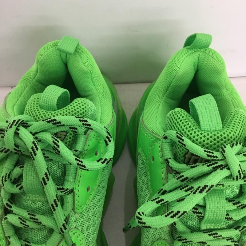バレンシアガ BALENCIAGA スニーカー スニーカー 541624 トリプルS 27cm 箱有 27.0cm ワンポイント 緑 / グリーン / green メンズ USED 古着 中古 10161371