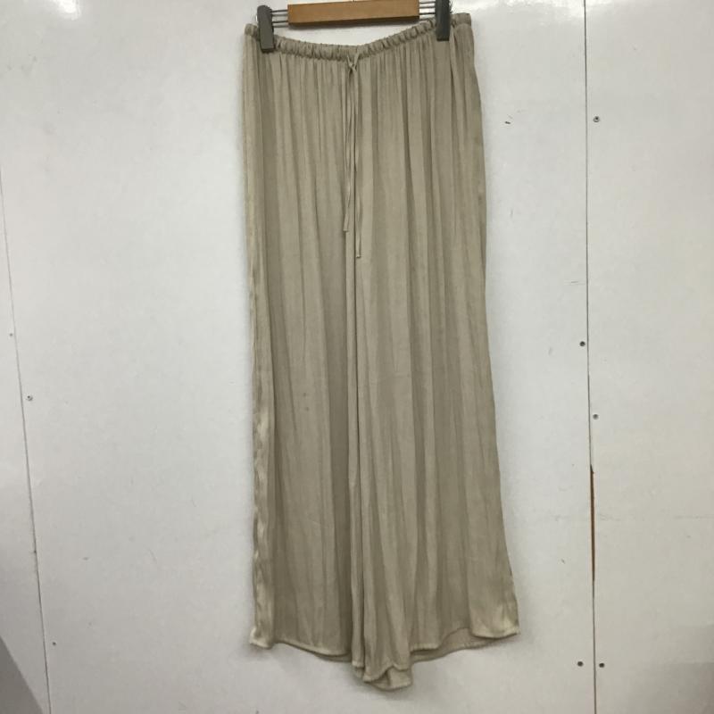 ザラ ZARA パンツ ワークパンツ、ペインターパンツ ワイドパンツ カジュアルパンツ フレアパンツ XS 無地 ベージュ / ベージュ / beige レディース USED 古着 中古 10161372
