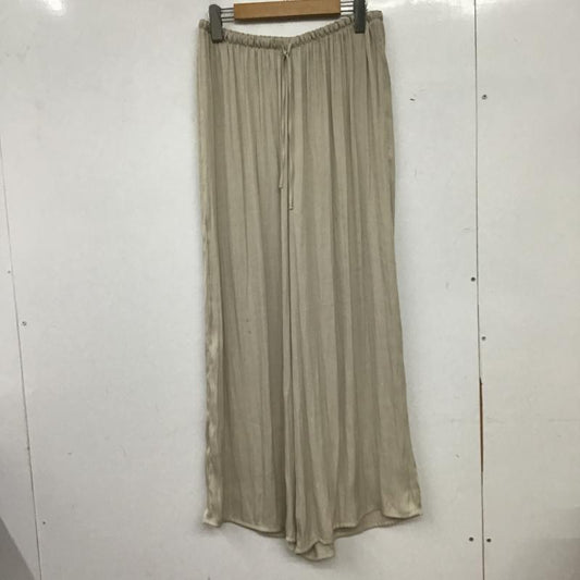 ザラ ZARA パンツ ワークパンツ、ペインターパンツ ワイドパンツ カジュアルパンツ フレアパンツ XS 無地 ベージュ / ベージュ / beige レディース USED 古着 中古 10161372