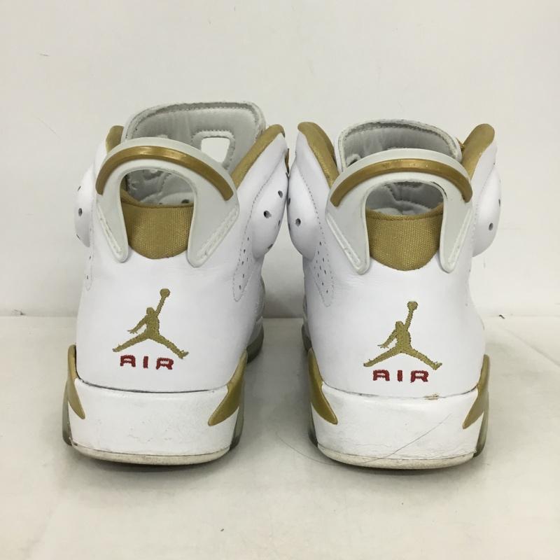 ナイキ NIKE スニーカー スニーカー 384664-135 AIR JORDAN 6 RETRO GOLD MEDAL PACK 26.5cm 26.5cm ワンポイント 白 / ホワイト / white X 金 / ゴールド / gold color メンズ USED 古着 中古 10161374