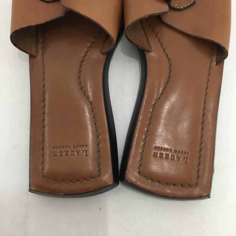 ローレンラルフローレン LAUREN RALPH LAUREN サンダル サンダル 無地 茶 / ブラウン / brown レディース USED 古着 中古 10161376