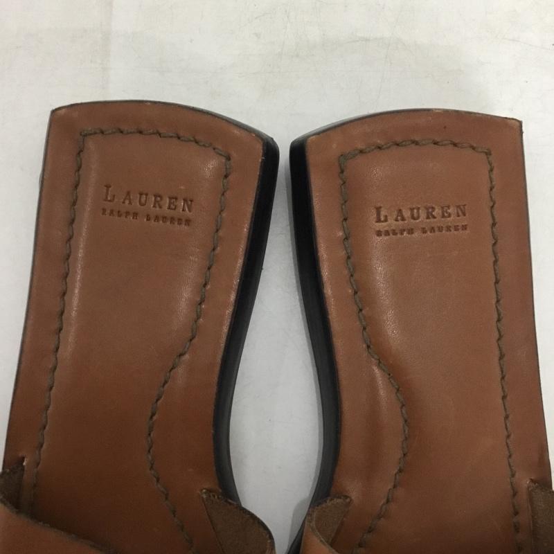 ローレンラルフローレン LAUREN RALPH LAUREN サンダル サンダル 無地 茶 / ブラウン / brown レディース USED 古着 中古 10161376