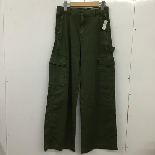 ギャップ GAP パンツ ワークパンツ、ペインターパンツ カーゴパンツ ミリタリーパンツ ワイドパンツ 2 無地 カーキ / カーキ / khaki レディース USED 古着 中古 10161377