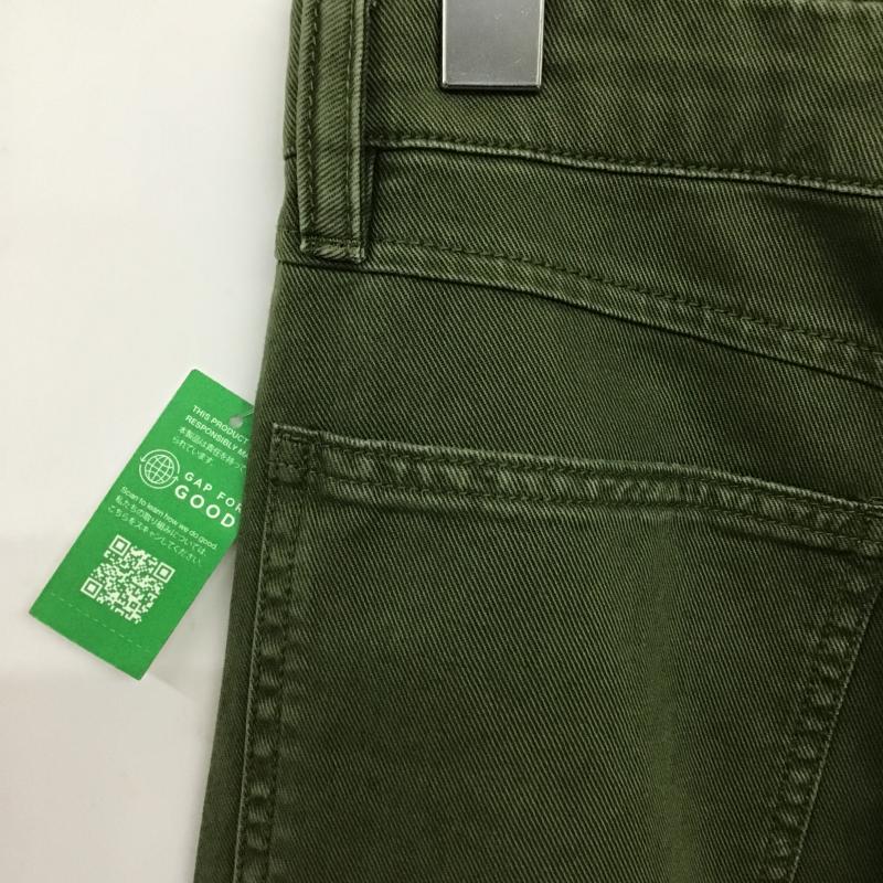 ギャップ GAP パンツ ワークパンツ、ペインターパンツ カーゴパンツ ミリタリーパンツ ワイドパンツ 2 無地 カーキ / カーキ / khaki レディース USED 古着 中古 10161377