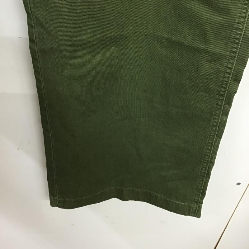 ギャップ GAP パンツ ワークパンツ、ペインターパンツ カーゴパンツ ミリタリーパンツ ワイドパンツ 2 無地 カーキ / カーキ / khaki レディース USED 古着 中古 10161377