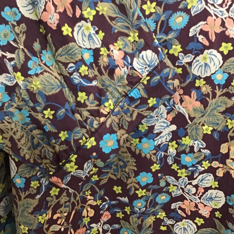 テチチ Techichi ワンピース ひざ丈スカート ロングワンピース 七分丈ワンピース Vネック M 総柄 マルチカラー / マルチカラー / multicolor レディース USED 古着 中古 10161386