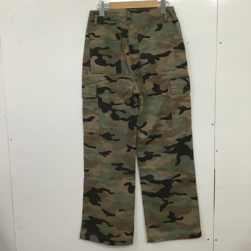 ギャップ GAP パンツ ワークパンツ、ペインターパンツ ワイドパンツ ミリタリーパンツ 2 カモフラージュ柄・迷彩 マルチカラー / マルチカラー / multicolor レディース USED 古着 中古 10161393