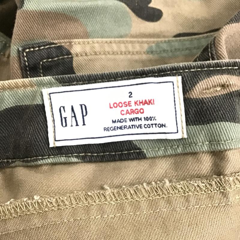 ギャップ GAP パンツ ワークパンツ、ペインターパンツ ワイドパンツ ミリタリーパンツ 2 カモフラージュ柄・迷彩 マルチカラー / マルチカラー / multicolor レディース USED 古着 中古 10161393