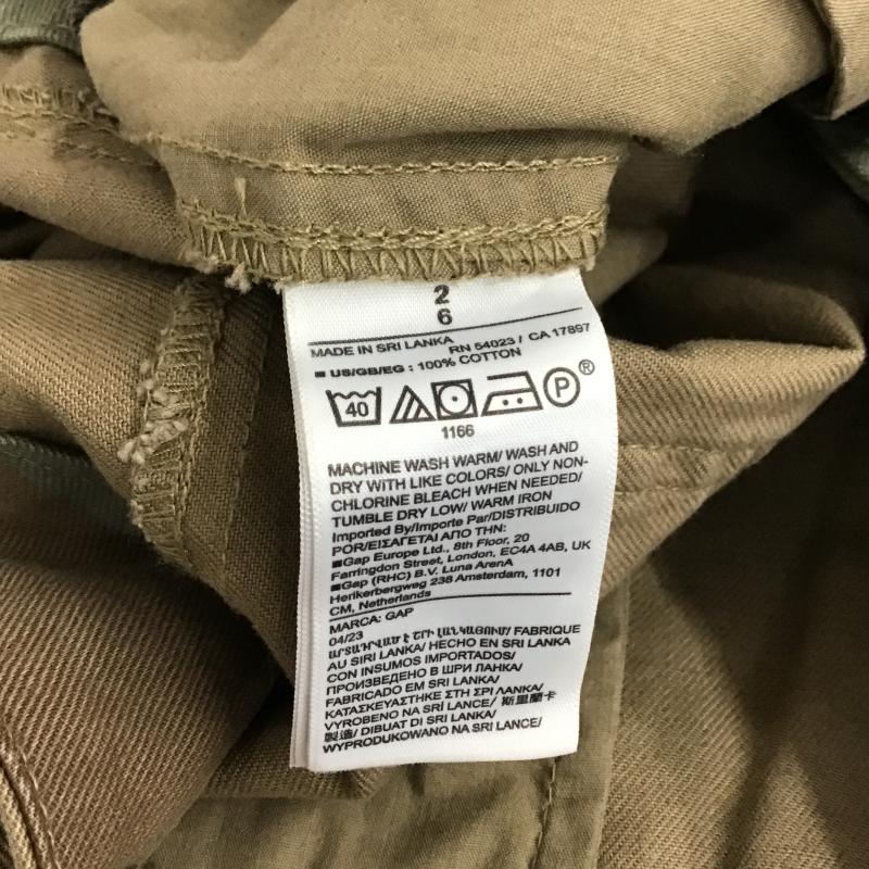 ギャップ GAP パンツ ワークパンツ、ペインターパンツ ワイドパンツ ミリタリーパンツ 2 カモフラージュ柄・迷彩 マルチカラー / マルチカラー / multicolor レディース USED 古着 中古 10161393