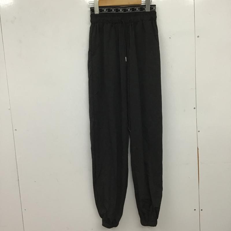 ジェイダ GYDA パンツ ワークパンツ、ペインターパンツ ナイロンパンツ ワイドパンツ カジュアルパンツ FREE 無地 黒 / ブラック / black レディース USED 古着 中古 10161394