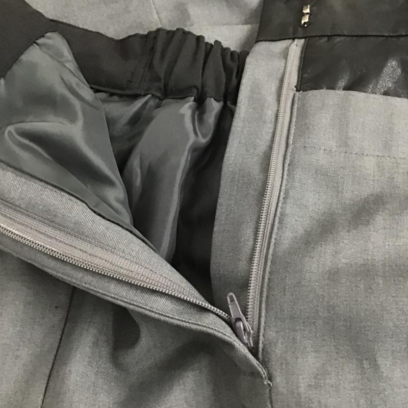 リエンダ rienda スカート ロングスカート ロングスカート サイドスリット S 無地 灰 / グレー / gray レディース USED 古着 中古 10161395