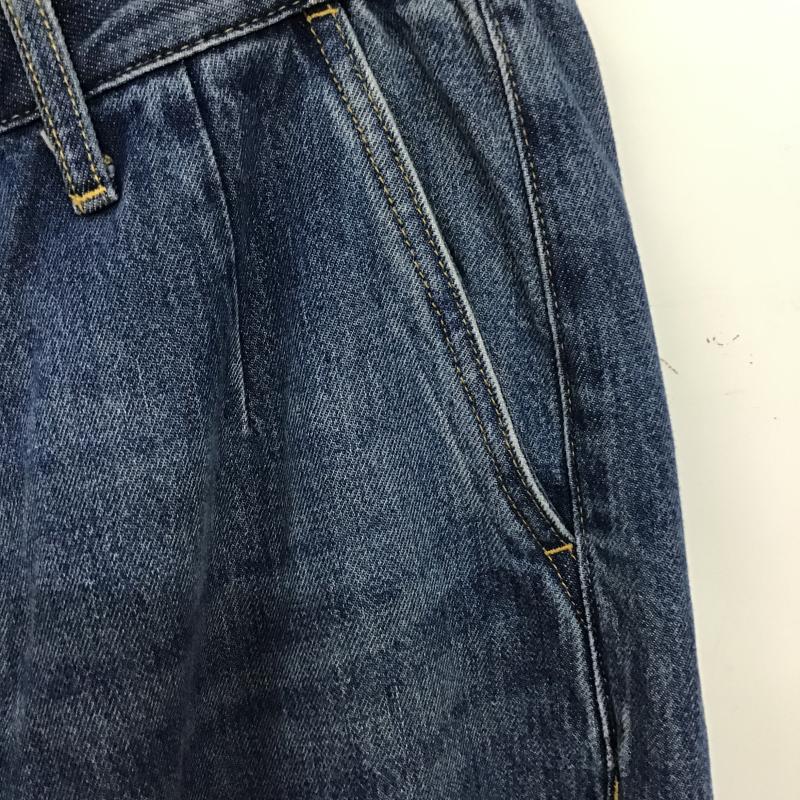 ニコアンド niko and... パンツ デニム、ジーンズ デニムパンツ ワイドパンツ カジュアルパンツ M 無地 インディゴ / インディゴ / Indigo レディース USED 古着 中古 10161398
