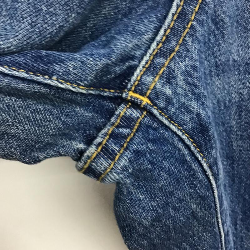 ニコアンド niko and... パンツ デニム、ジーンズ デニムパンツ ワイドパンツ カジュアルパンツ M 無地 インディゴ / インディゴ / Indigo レディース USED 古着 中古 10161398