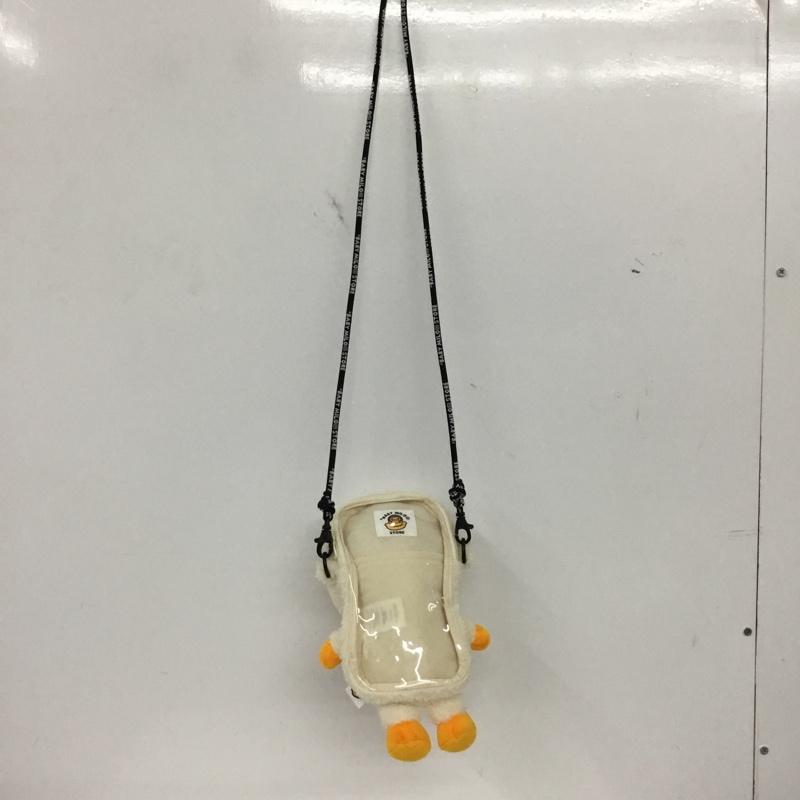 アベイシングエイプ A BATHING APE ショルダーバッグ ショルダーバッグ BABY MILO FAUX FUR PLUSH DOLL MOBILE PHONE BAG ぬいぐるみ型モバイルバッグ キャラクター オフホワイト / オフホワイト / メンズ USED 古着 中古 10161401