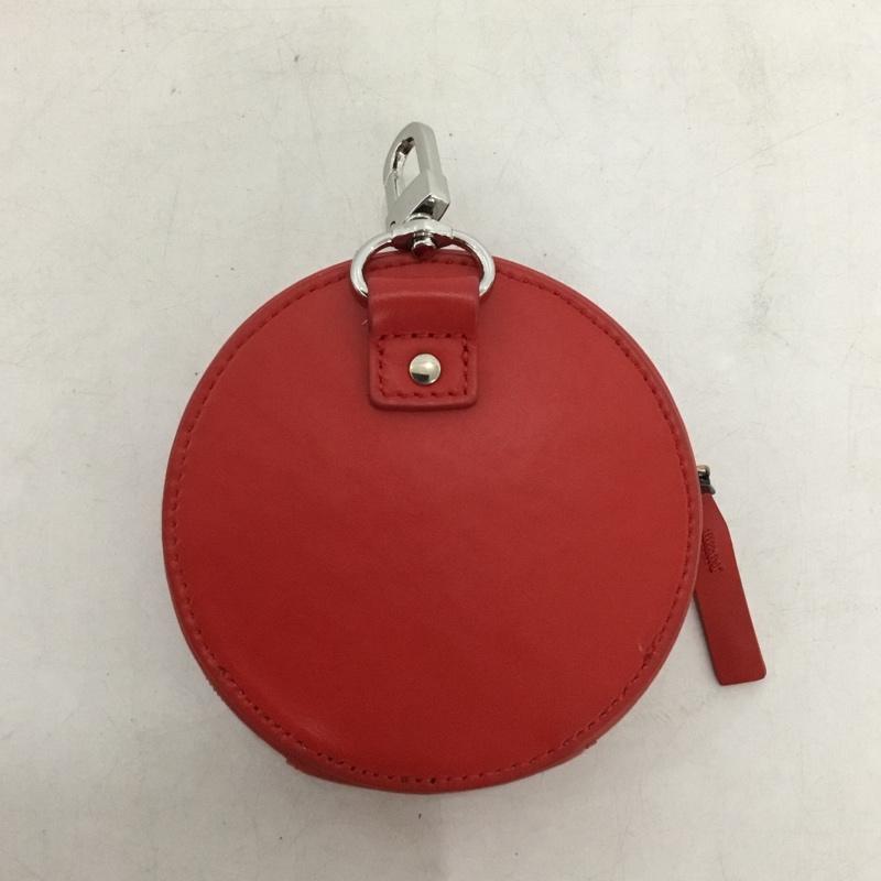 アベイシングエイプ A BATHING APE 財布 コンパクト財布 SHARK LEATHER COIN CASE  赤 / レッド / red メンズ USED 古着 中古 10161402