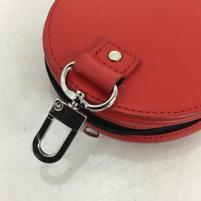 アベイシングエイプ A BATHING APE 財布 コンパクト財布 SHARK LEATHER COIN CASE  赤 / レッド / red メンズ USED 古着 中古 10161402