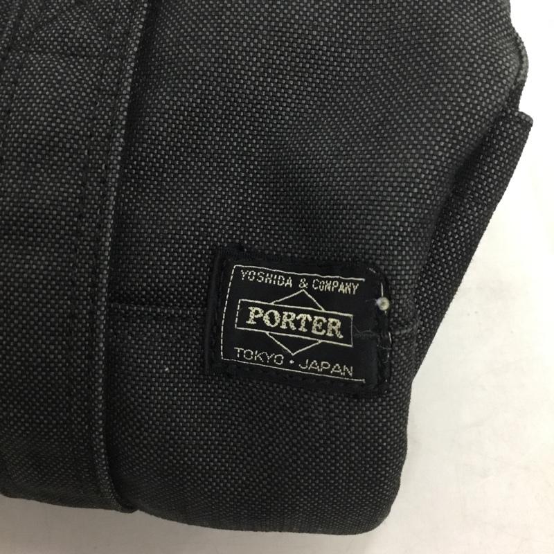 ポーター PORTER ハンドバッグ ハンドバッグ ミニボストンバッグ SMOKY ロゴ、文字 黒 / ブラック / black メンズ USED 古着 中古 10161406
