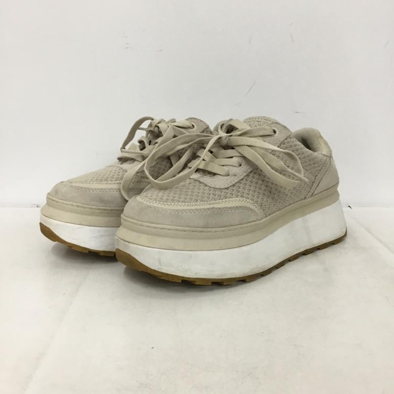 アグ UGG スニーカー スニーカー 1170556 テイラン レースアップ 23cm 厚底シューズ 23.0cm ロゴ、文字 ベージュ / ベージュ / beige レディース USED 古着 中古 10161410
