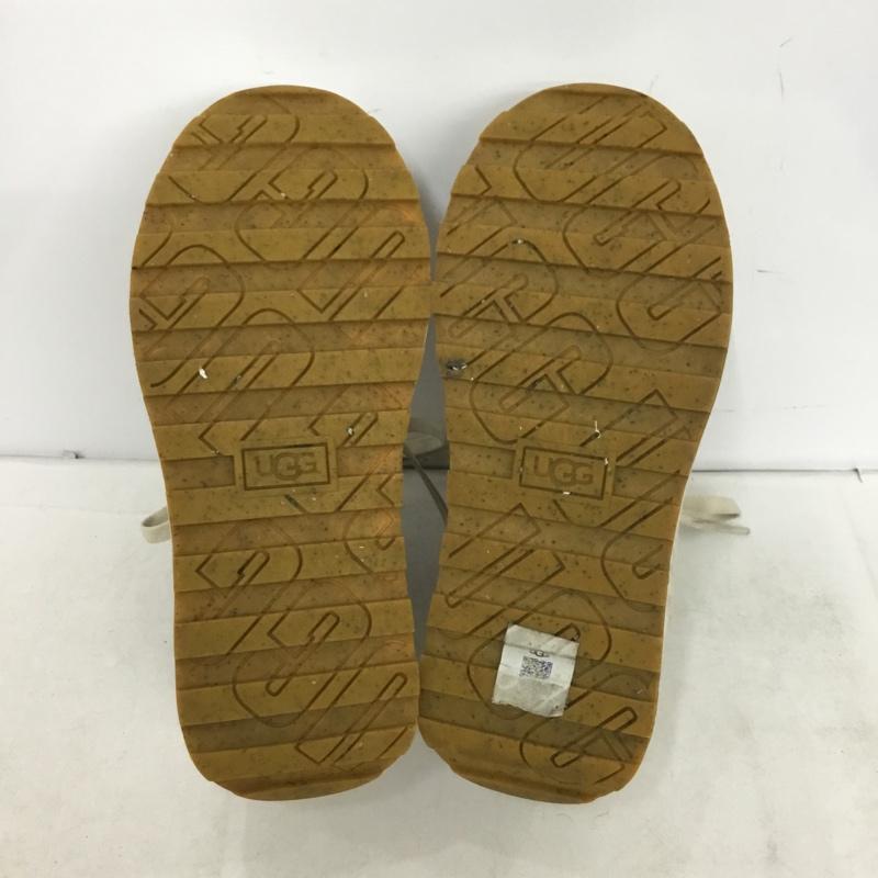 アグ UGG スニーカー スニーカー 1170556 テイラン レースアップ 23cm 厚底シューズ 23.0cm ロゴ、文字 ベージュ / ベージュ / beige レディース USED 古着 中古 10161410