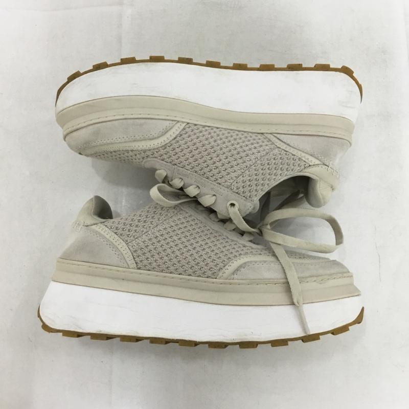 アグ UGG スニーカー スニーカー 1170556 テイラン レースアップ 23cm 厚底シューズ 23.0cm ロゴ、文字 ベージュ / ベージュ / beige レディース USED 古着 中古 10161410