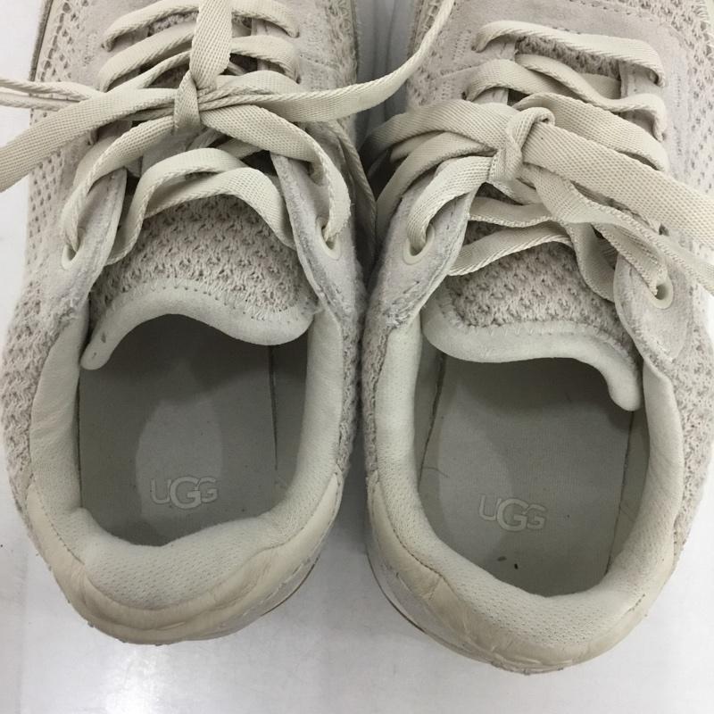 アグ UGG スニーカー スニーカー 1170556 テイラン レースアップ 23cm 厚底シューズ 23.0cm ロゴ、文字 ベージュ / ベージュ / beige レディース USED 古着 中古 10161410