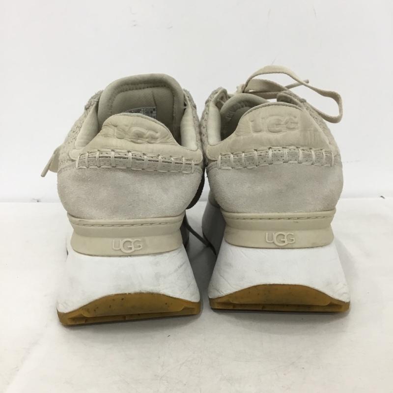 アグ UGG スニーカー スニーカー 1170556 テイラン レースアップ 23cm 厚底シューズ 23.0cm ロゴ、文字 ベージュ / ベージュ / beige レディース USED 古着 中古 10161410