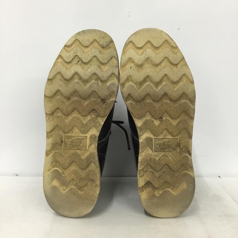 レッドウィング RED WING ブーツ ショートブーツ レースアップ 6D 無地 黒 / ブラック / black メンズ USED 古着 中古 10161411