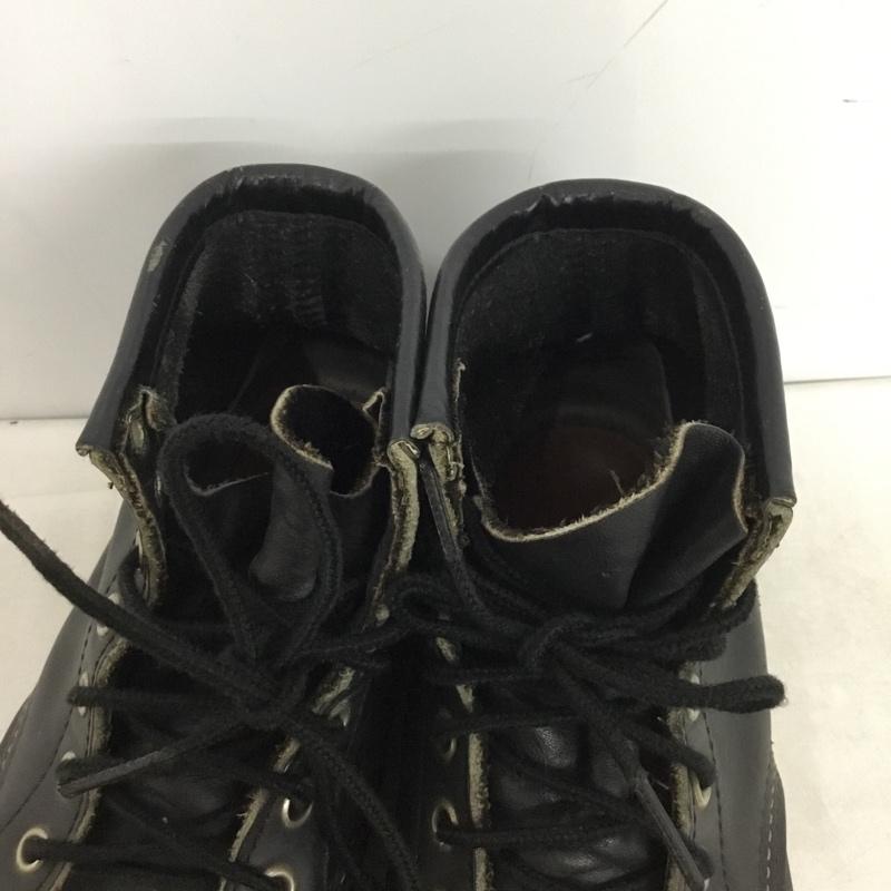 レッドウィング RED WING ブーツ ショートブーツ レースアップ 6D 無地 黒 / ブラック / black メンズ USED 古着 中古 10161411