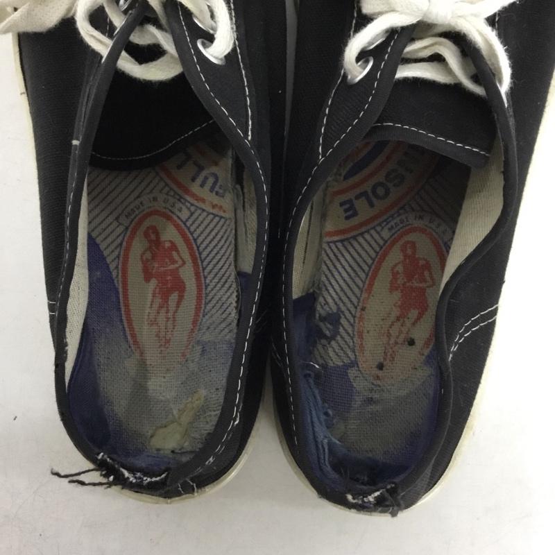 古着 USED スニーカー スニーカー ローカット USA製 70年代 70s 無地 黒 / ブラック / black メンズ USED 古着 中古 10161412