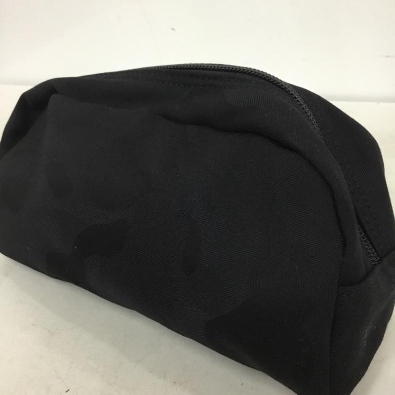 アベイシングエイプ A BATHING APE ポーチ ポーチ 小物入れ タグ付き カモフラージュ柄・迷彩 黒 / ブラック / black メンズ USED 古着 中古 10161417