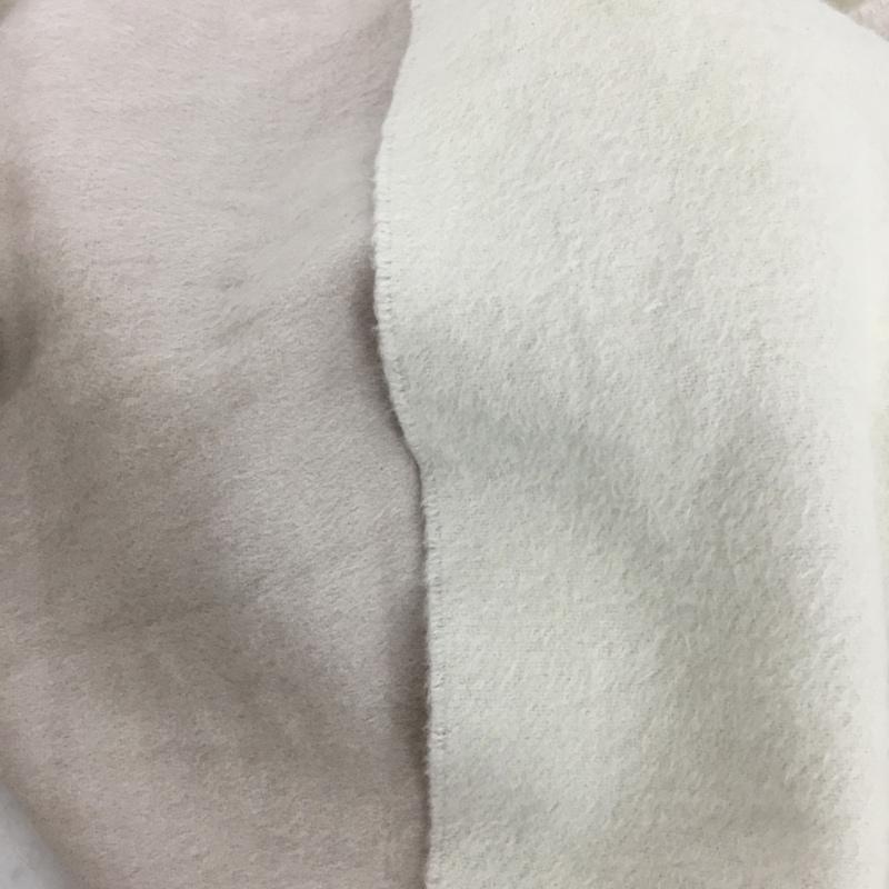 ピアチェンツァ PIACENZA マフラー マフラー フリンジ ダブルフェイス ロゴ、文字 桃 / ピンク / pink X ベージュ / ベージュ / beige レディース USED 古着 中古 10161419
