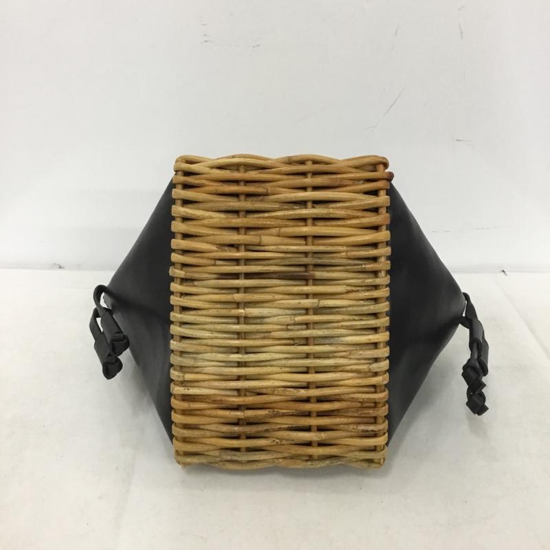 オッズ Odds ハンドバッグ ハンドバッグ ミニバッグ かごバッグ od221-0605 無地 黒 / ブラック / black レディース USED 古着 中古 10161421
